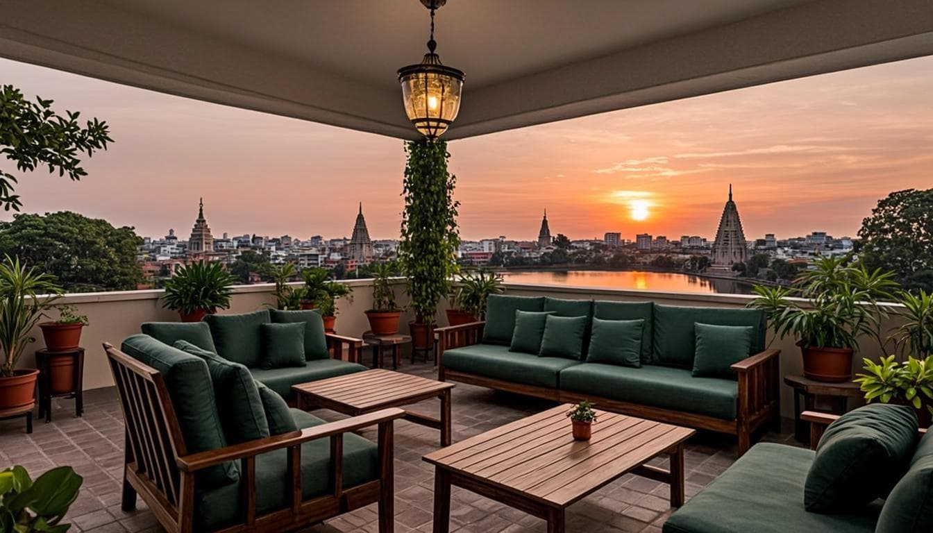 Rooftop at Sunset